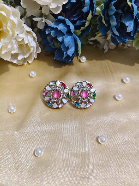 Rangrez Multicolor Festive Studs